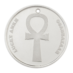 Silver Lucky Ankh Coin has many Powers of Luck!
