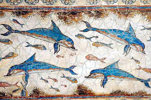 Dophin Fresco 1600BC Greece