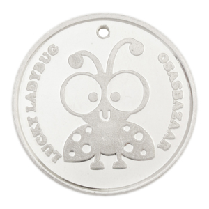 Silver Lucky Ladybug Coin has many Powers of Luck!