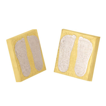 Laxmi ji Charan in Silver by Osasbazaar Angles GJ