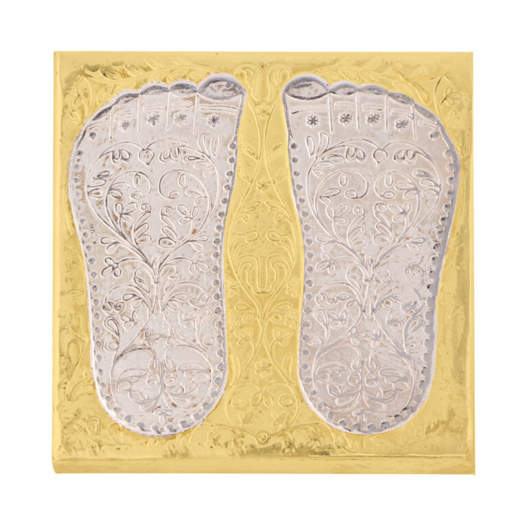 Laxmi ji Charan in Silver by Osasbazaar Main GJ