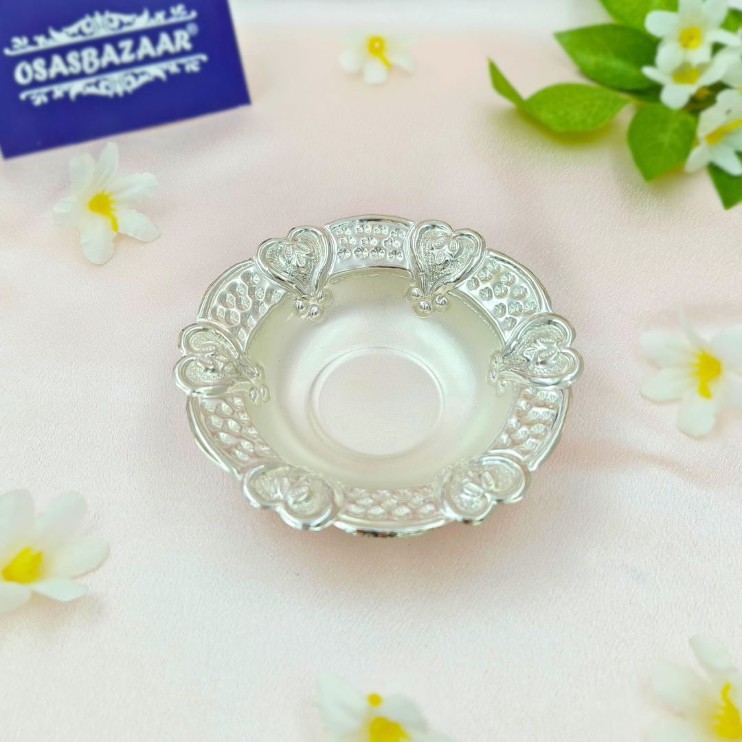Sterling Silver Light Bowl – Small Image Angle 1