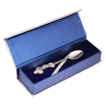 Osasbazaar Sterling Silver Baby Spoon - Mickey Mouse Design - Packaging