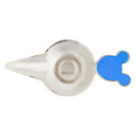 Baby Feeder Blue in Silver by Osasbazaar Bottom