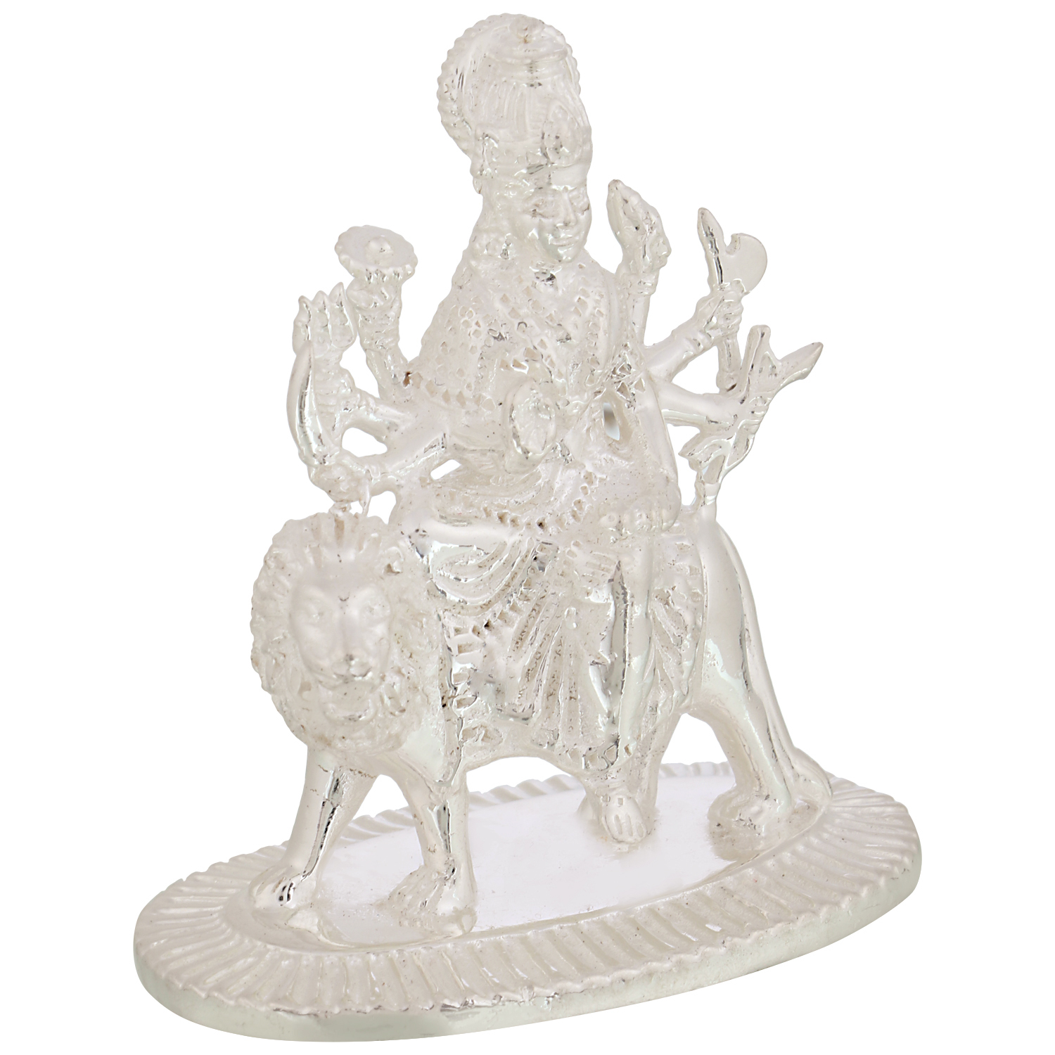 Durga Maa in Silver by Osasbazaar Right