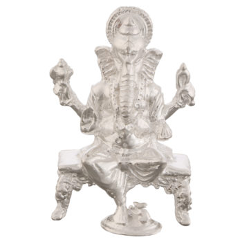 Ganesh ji in Silver by Osasbazaar Main