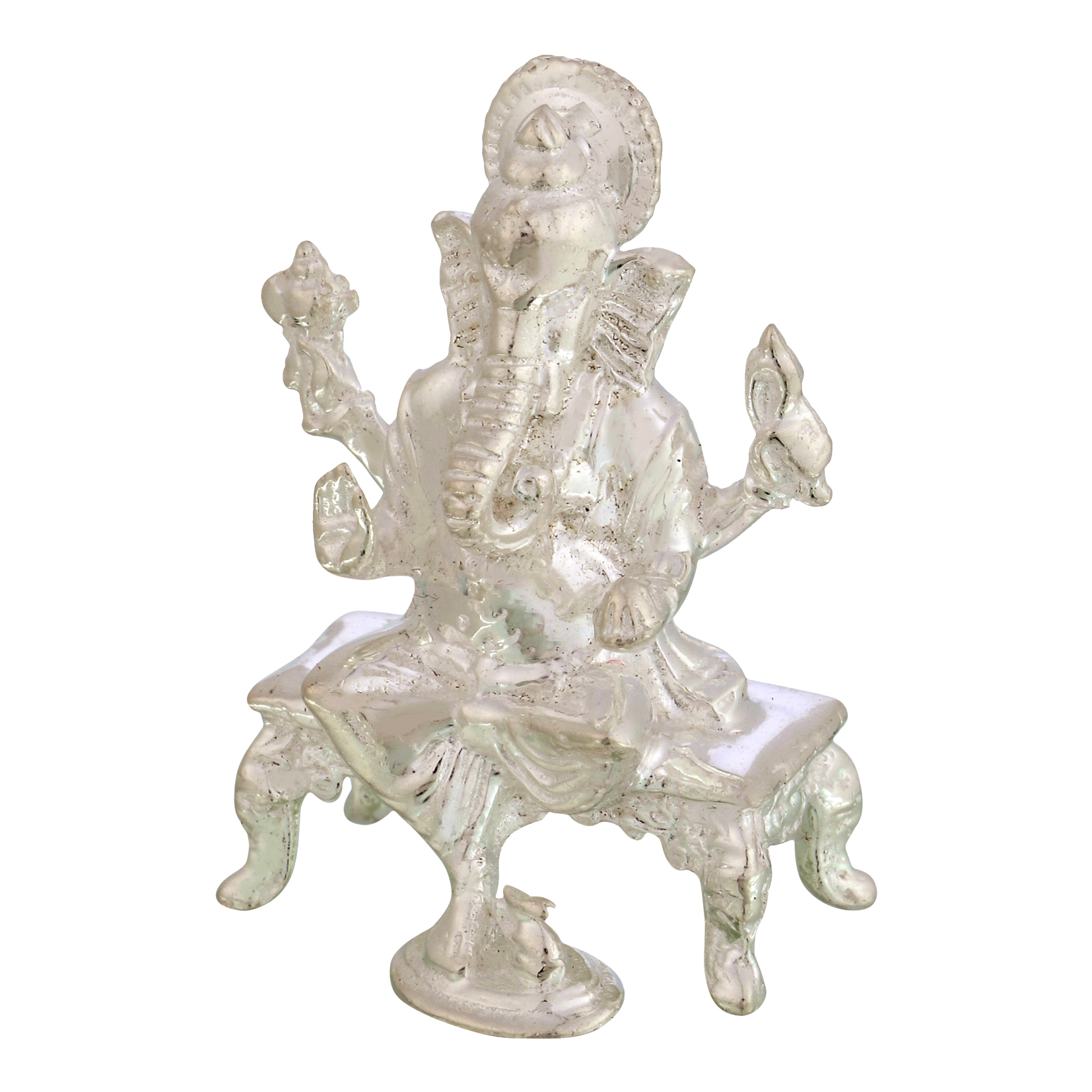 Ganesh ji in Silver by Osasbazaar Right Ganesh ji in Silver by Osasbazaar Right