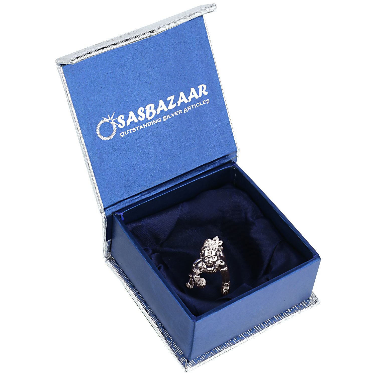 Laddu Gopal Balkrishna in Silver by Osasbazaar Packaging Laddu Gopal Balkrishna in Silver by Osasbazaar Packaging