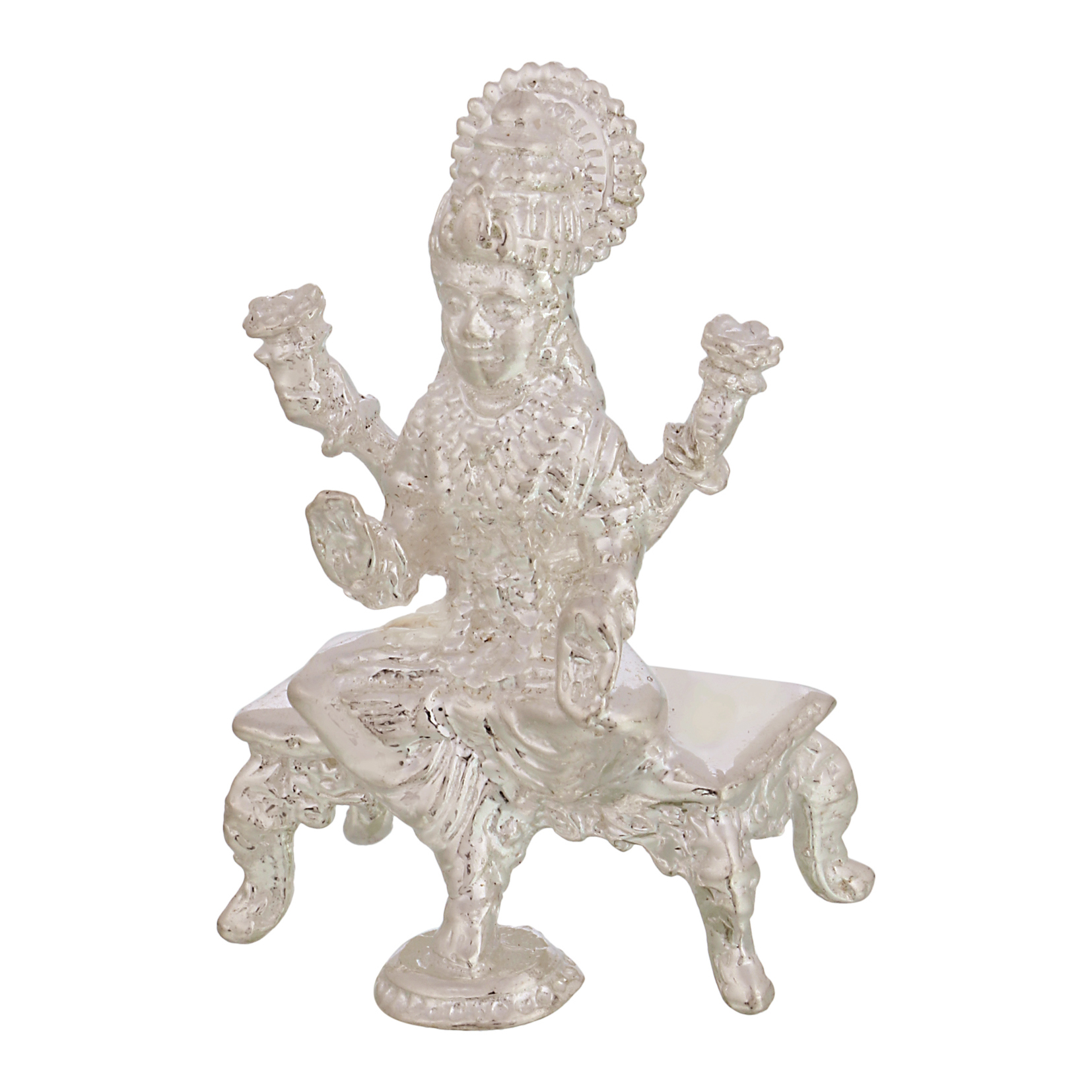 Laxmi ji in Silver by Osasbazaar Right Laxmi ji in Silver by Osasbazaar Right