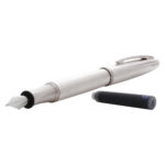 Fountain Pen in Silver by Osasbazaar Open