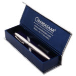 Fountain Pen in Silver by Osasbazaar Packaging