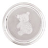 Plate Baby Teddy in Silver by Osasbazaar Front