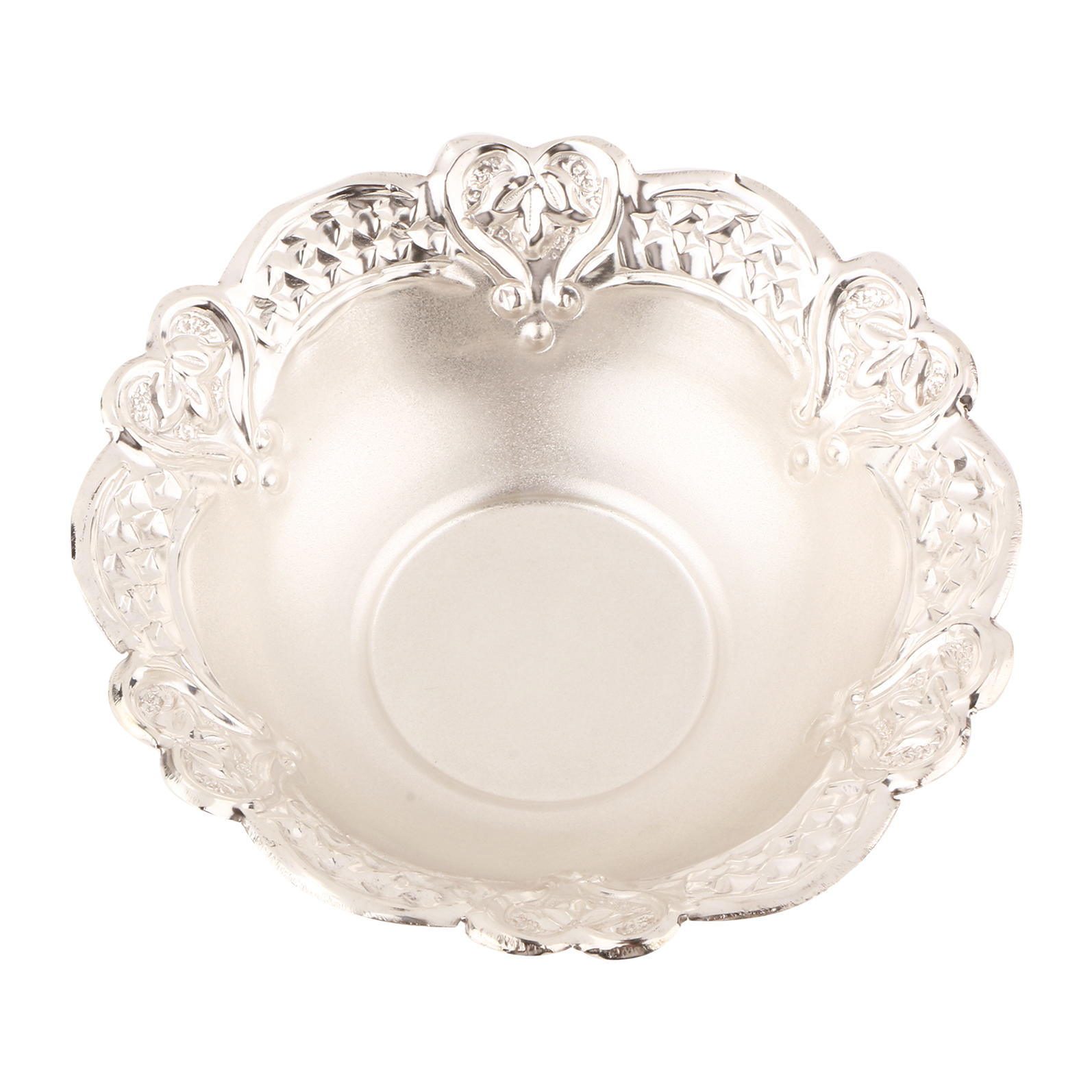 Bowl Light Small in Silver by Osasbazaar Top Bowl Light Small in Silver by Osasbazaar Top