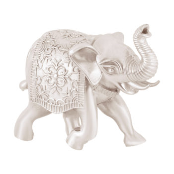 Elephant Statue in Silver by Osasbazaar Main