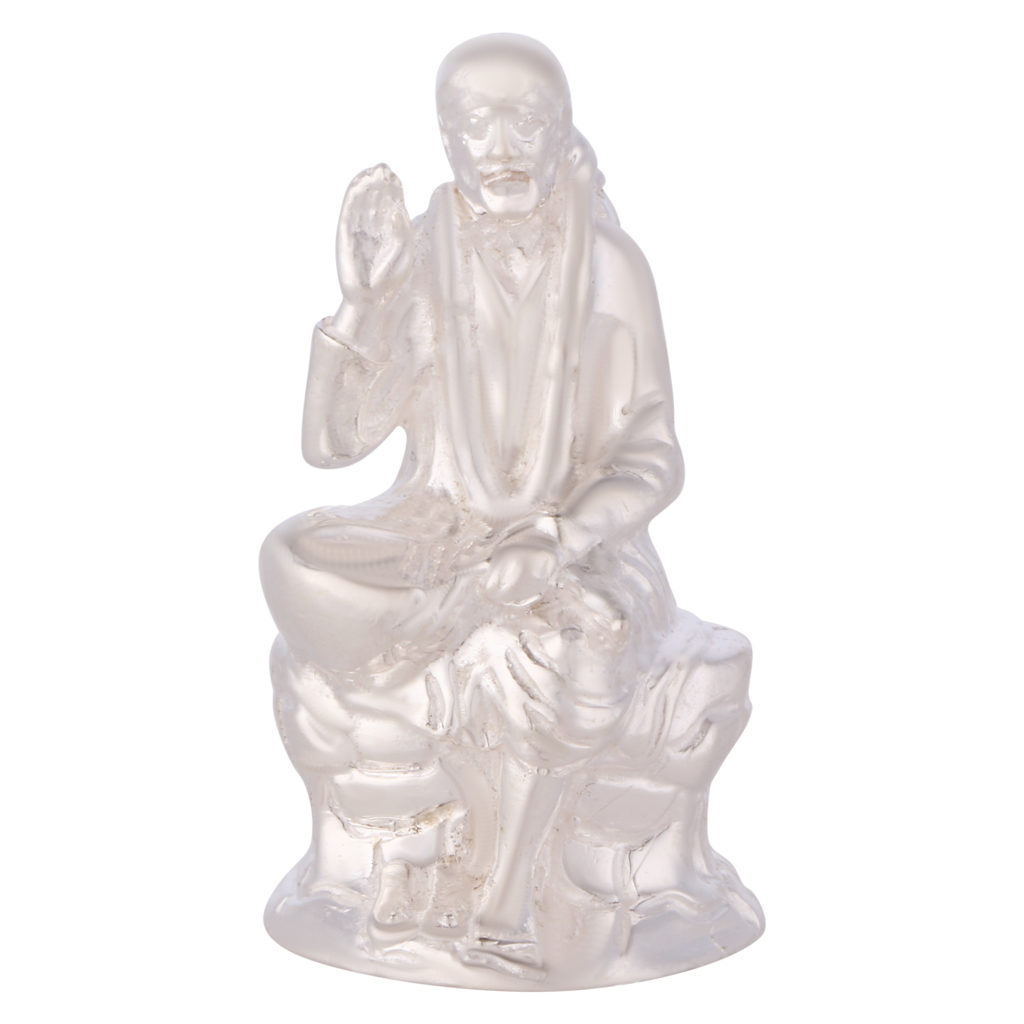 Sai Baba in Silver by Osasbazaar Main