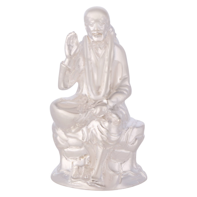 Sai Baba in Silver by Osasbazaar Main