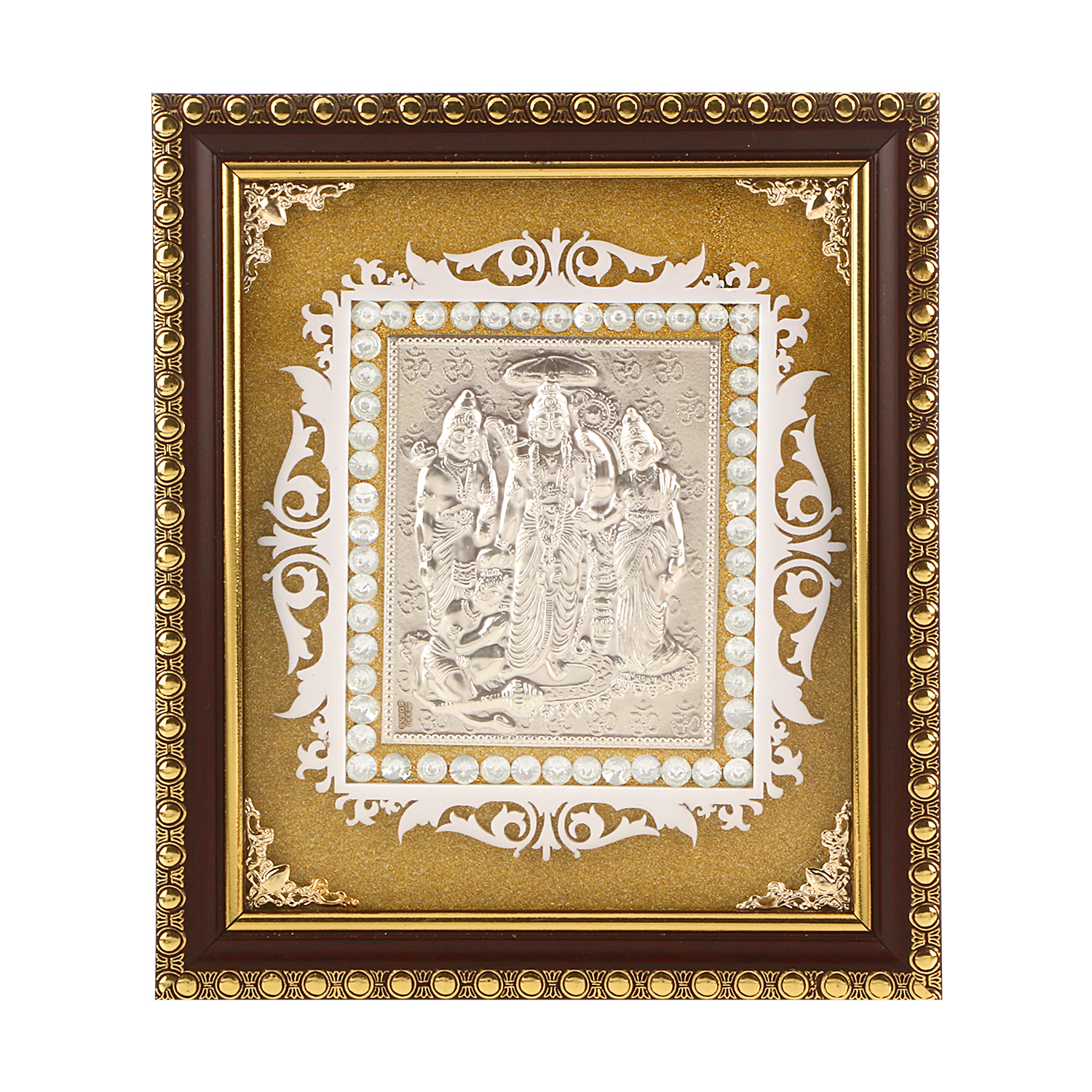 Frame Ram Darbar in Silver by Osasbazaar Main Frame Ram Darbar in Silver by Osasbazaar Main