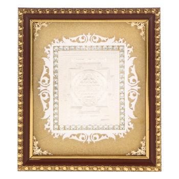 Frame Sri Yantra in Silver by Osasbazaar Main