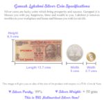 Ganesh Laxmi Coin in Silver 50gms by Osasbazaar Features