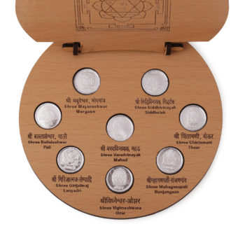 AshtaVinayak Coins 8gms in Silver by Osasbazaar Top