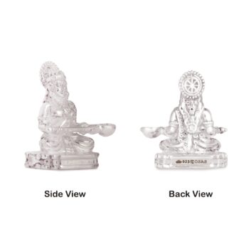Annapurna Statue in Silver by Osasbazaar Angles