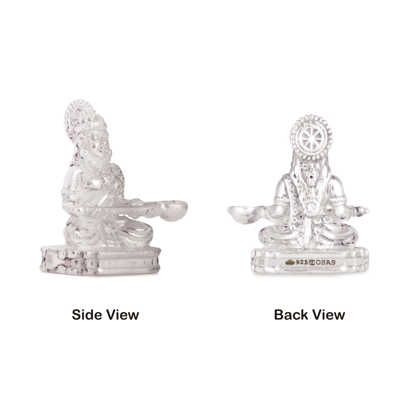 Annapurna Statue in Silver by Osasbazaar Angles Annapurna Statue in Silver by Osasbazaar Angles