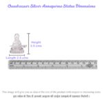 Annapurna Statue in Silver by Osasbazaar Dimensions