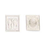 Laxmi Charan and Yantra in Silver by Osasbazaar Angle Image