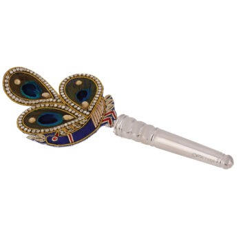 Mor Pankh in Silver by Osasbazaar Main Image