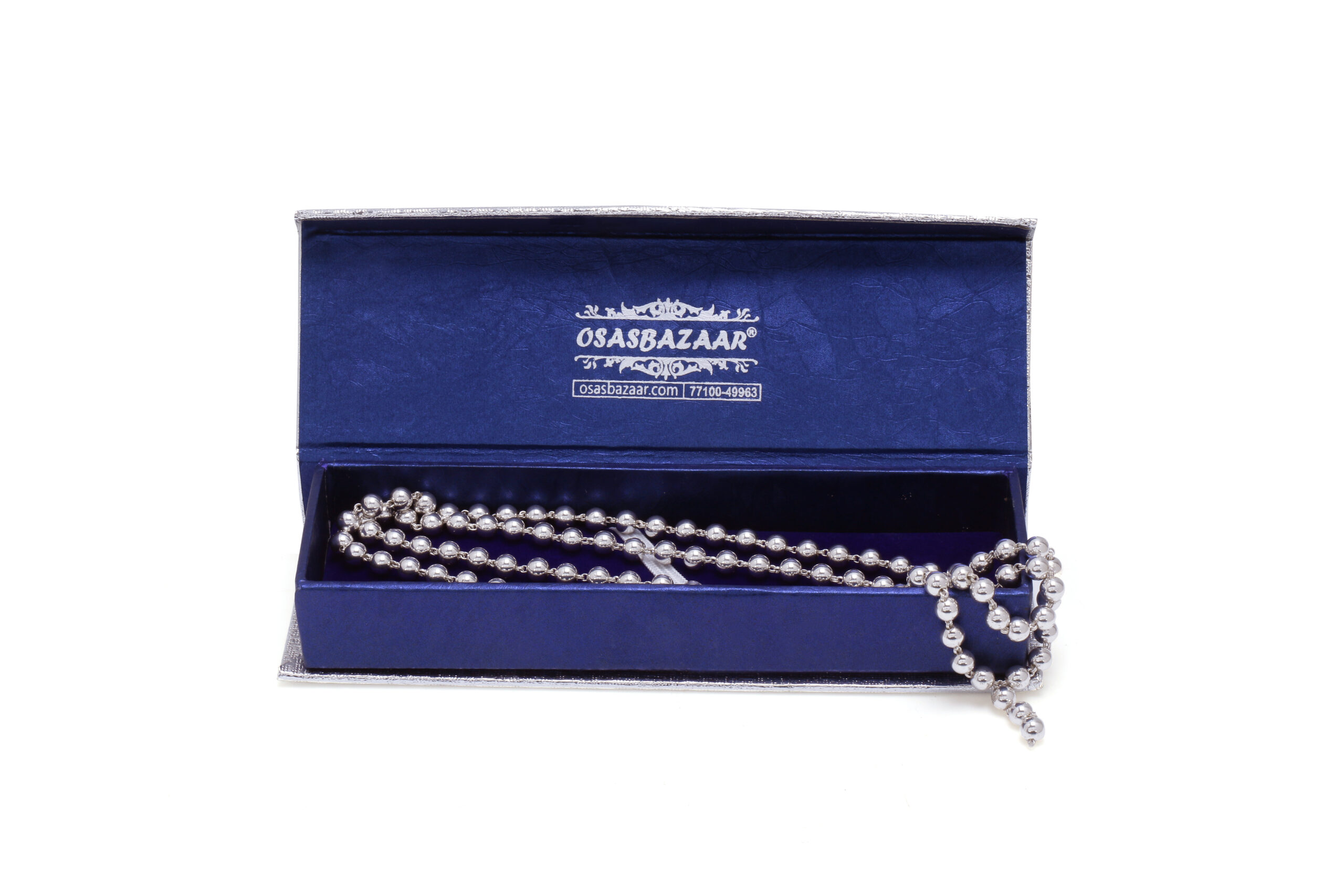 OSASMVKP Mala In Silver By Osasbazaar Packaging