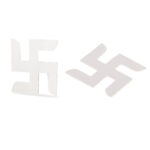 Swastik in Silver by Osasbazaar Angle Image