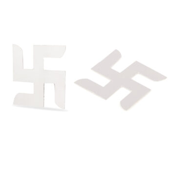 Swastik in Silver by Osasbazaar Angle Image