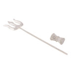 Trishul and Damru in Silver by Osasbazaar Angle Image