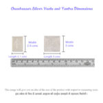 Vastu and Yantra in Silver by Osasbazaar Dimensions Image