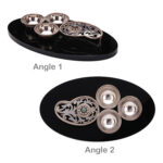 3 Bowls Showpixece in Silver by Osasbazaar Angle Image