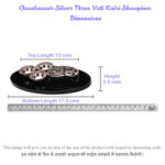 3 Vati Kairi Showpiece in Silver by Osasbazaar Dimensions Image