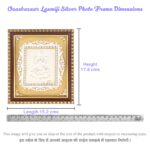 Frame Laxmi ji in Silver by Osasbazaar Dimensions