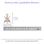 Laxmi ji in Silver by Osasbazaar Dimensions