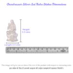 Sai Baba in Silver by Osasbazaar Dimensions