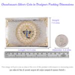 Silver Coin 10gm x2 in Ganesh ji Moti Packing by Osasbazaar Dimensions