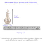 Sindoor Dabbi in Silver by Osasbazaar Dimensions