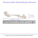 Spoon Baby Mickey in Silver by Osasbazaar Dimensions