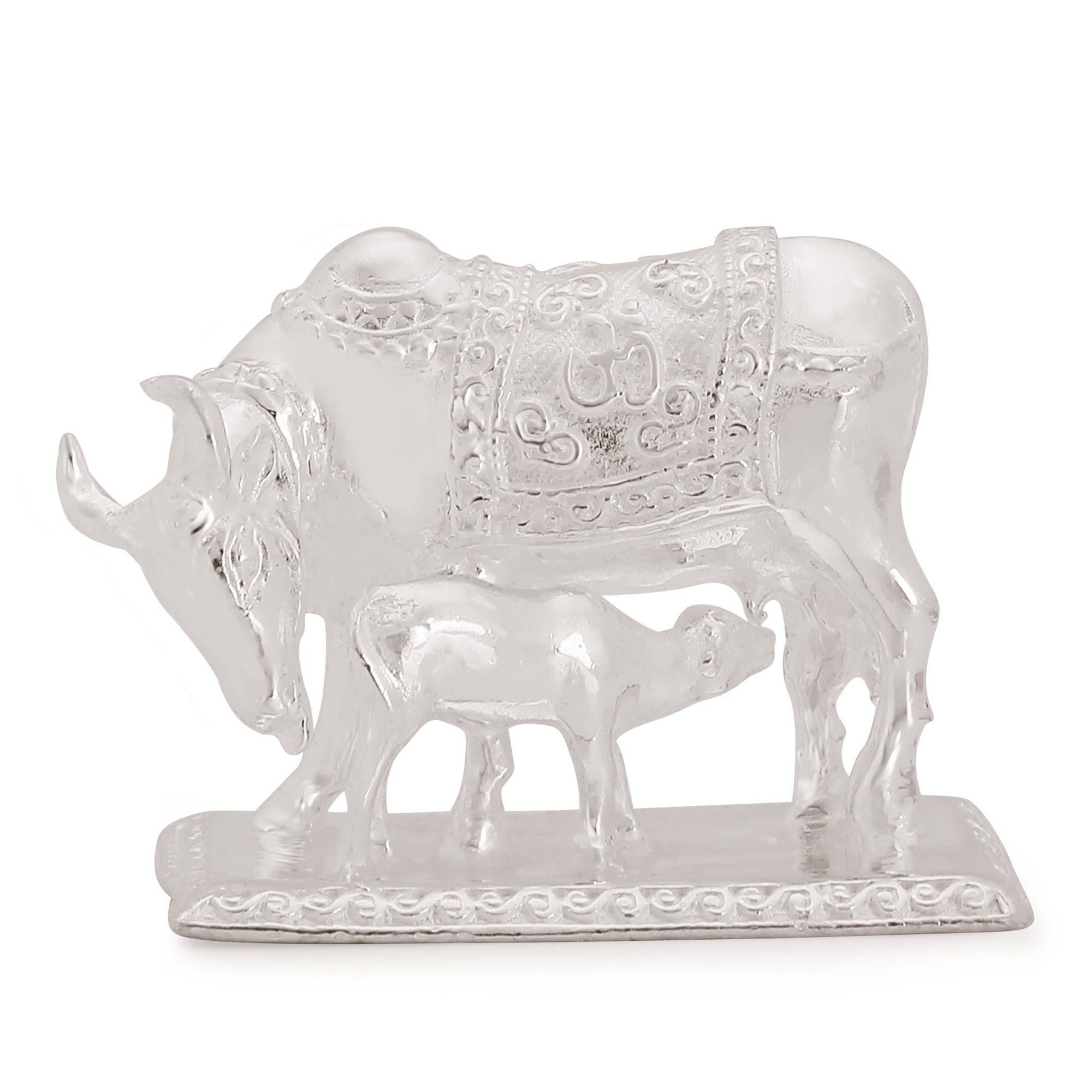 Kamdhenu Nakshi Small in Silver by Osasbazaar Main Image
