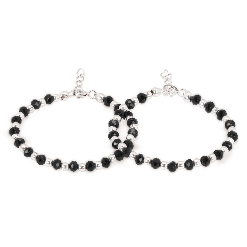 Silver Black Beads Bracelet – GIVA Jewellery-chantamquoc.vn