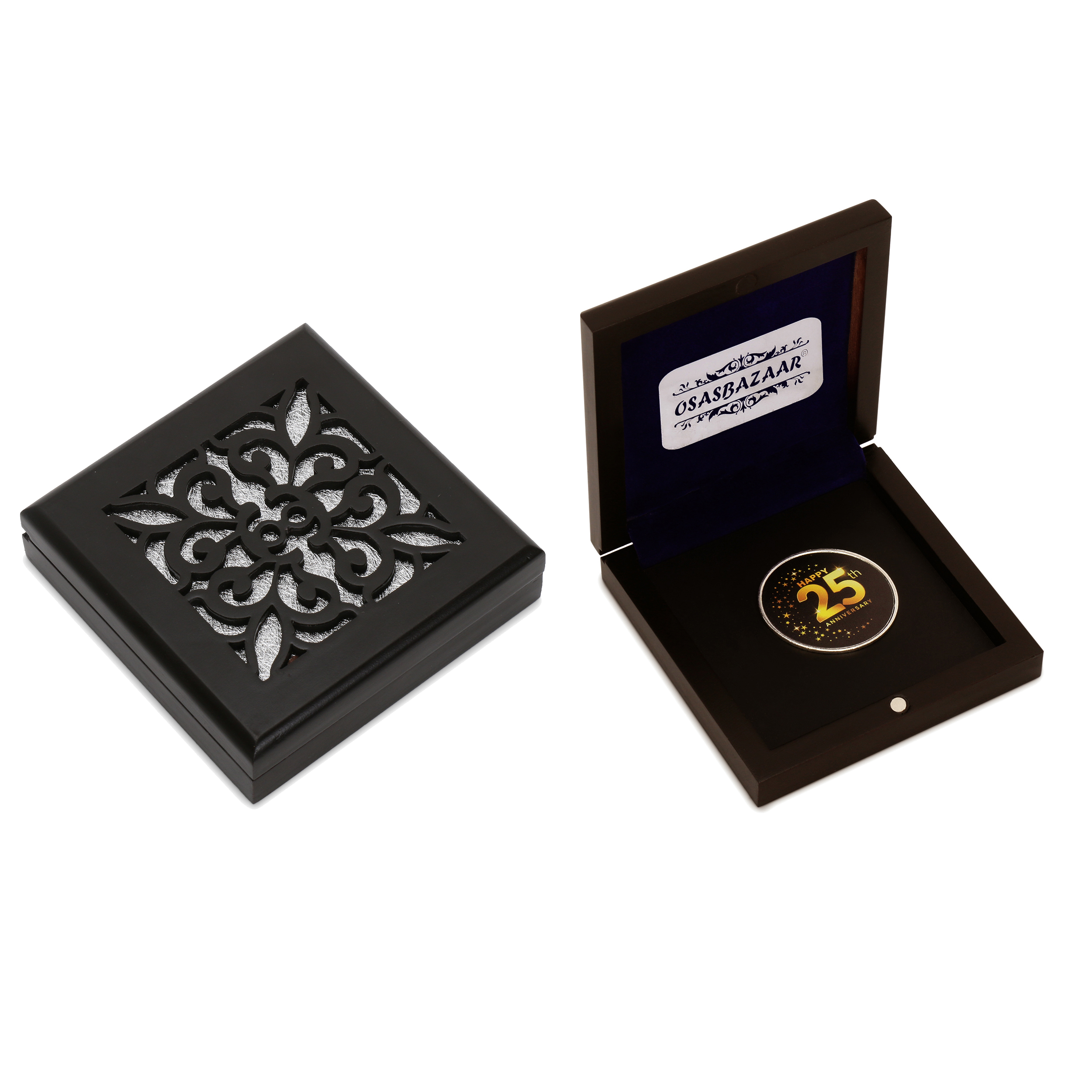Pure Silver Coin for 25th Wedding Anniversary Osasbazaar