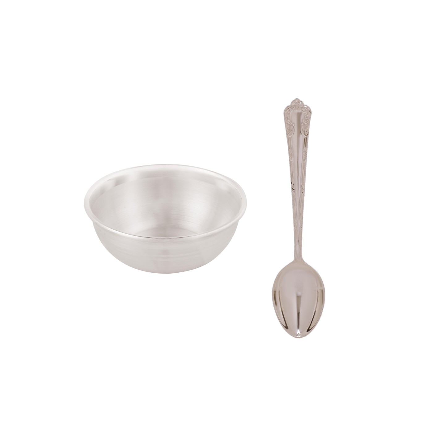 Silver 925 Bowl & Spoon Combo Small Osasbazaar
