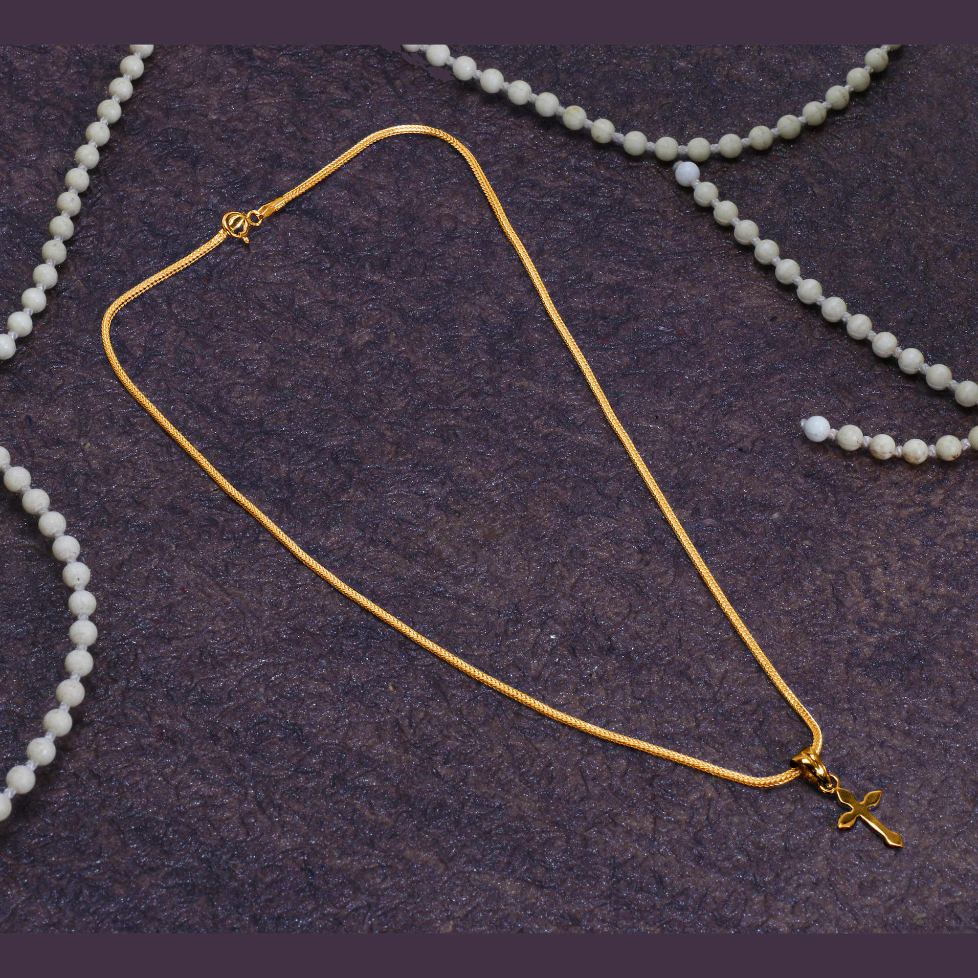 OSSPCRWCG Pendant Cross In Silver by Taarose Lifestyle