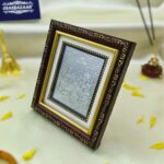 Silver Ganesh ji Laxmi ji Photo Frame Image Angle 2
