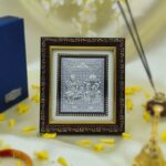 Silver Ganesh ji Laxmi ji Photo Frame Image Main