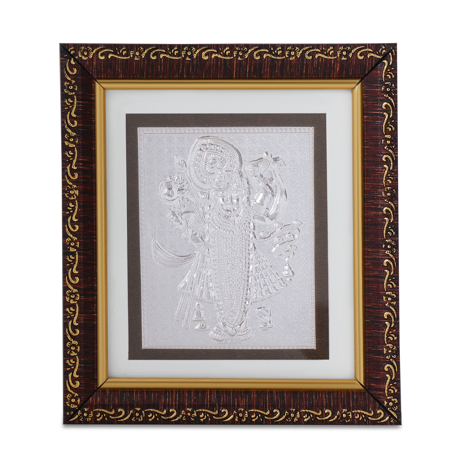 Silver Shrinathji Photo Frame Osasbazaar